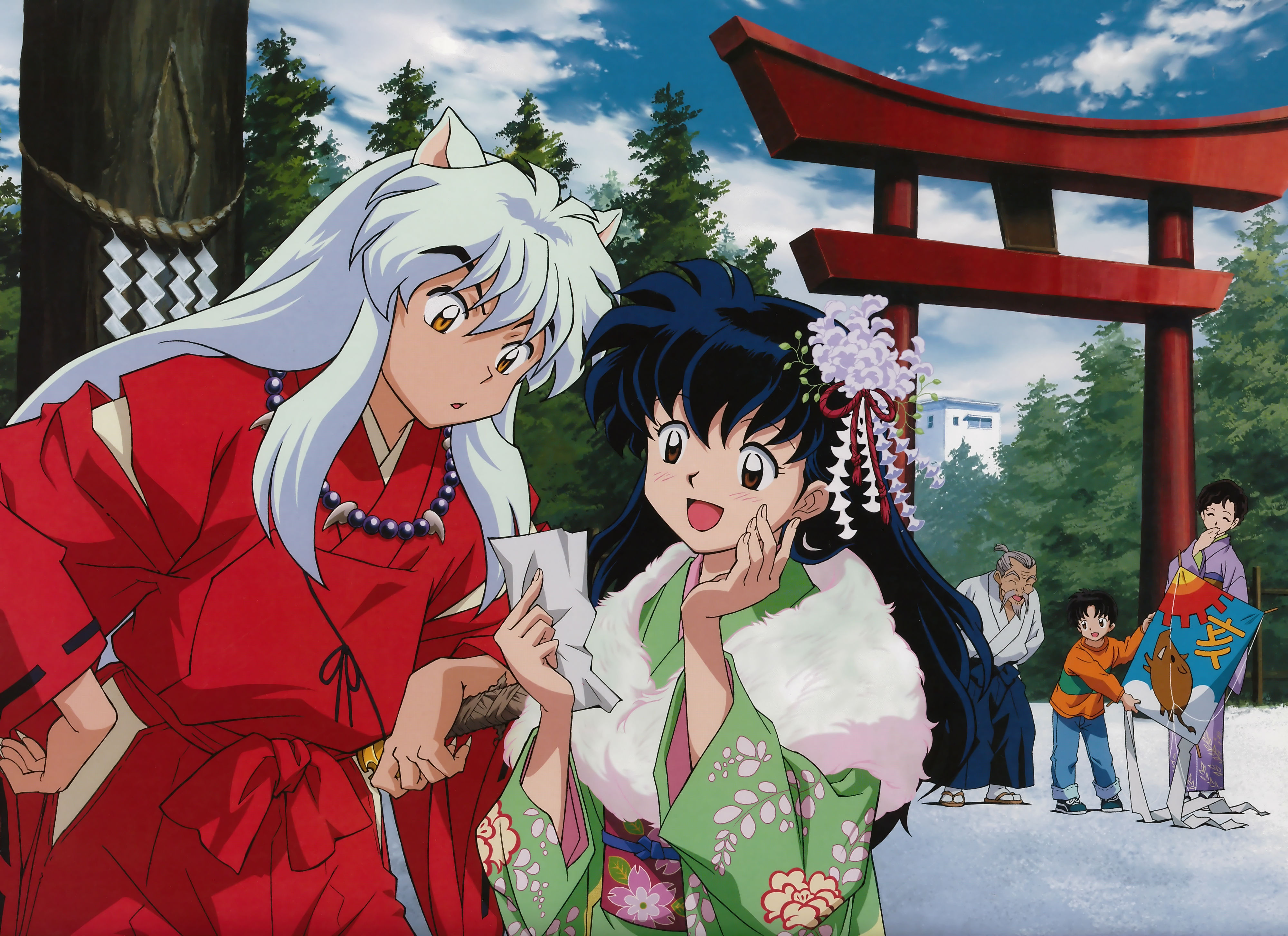 Inuyasha And Kagome Desktop Background For HD Wallpaper Wall