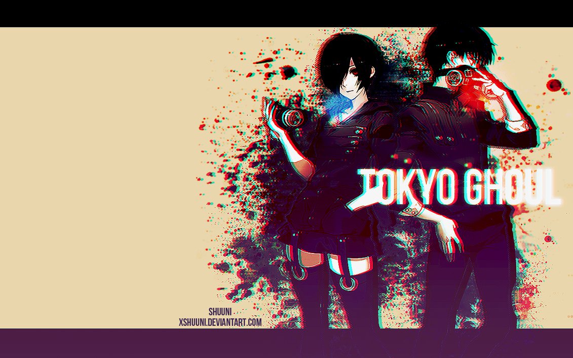 Tokyo Ghoul Kirishima Touka And Kaneki Ken