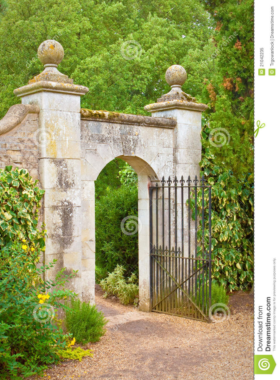 English Garden Gate For