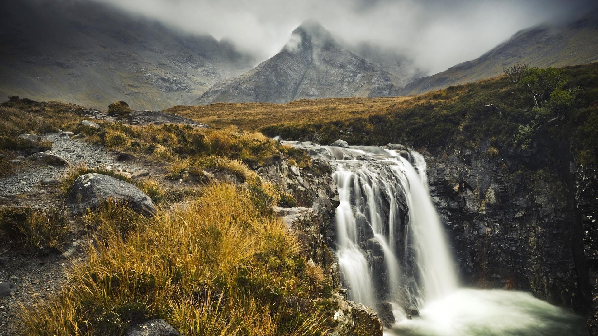 Mist Scotland Highlands Isle Of Skye Scottish Wallpaper