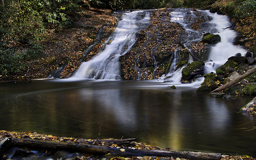 Falls North Carolina Great Smoky Mountains National Park Wallpaper