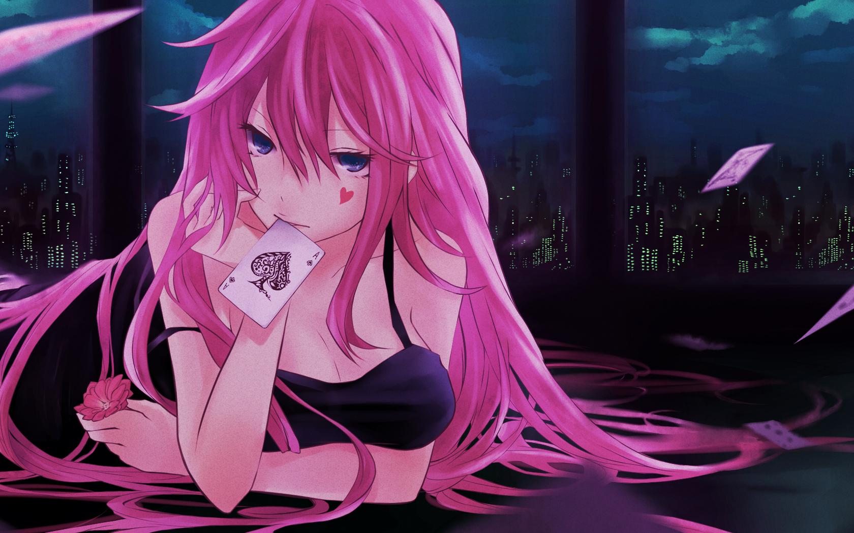 Pink Black Anime Request R Wallpaper