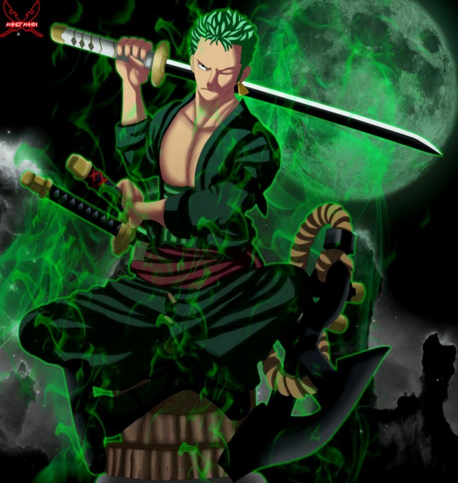 Roronoa Zoro Wallpaper 4K Illustration Faceless One Piece 10524