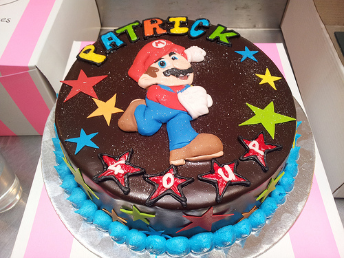 Pin Super Mario Galaxy Nintendo Wallpaper 5740013 Fanpop Fanclubs Cake 500x375