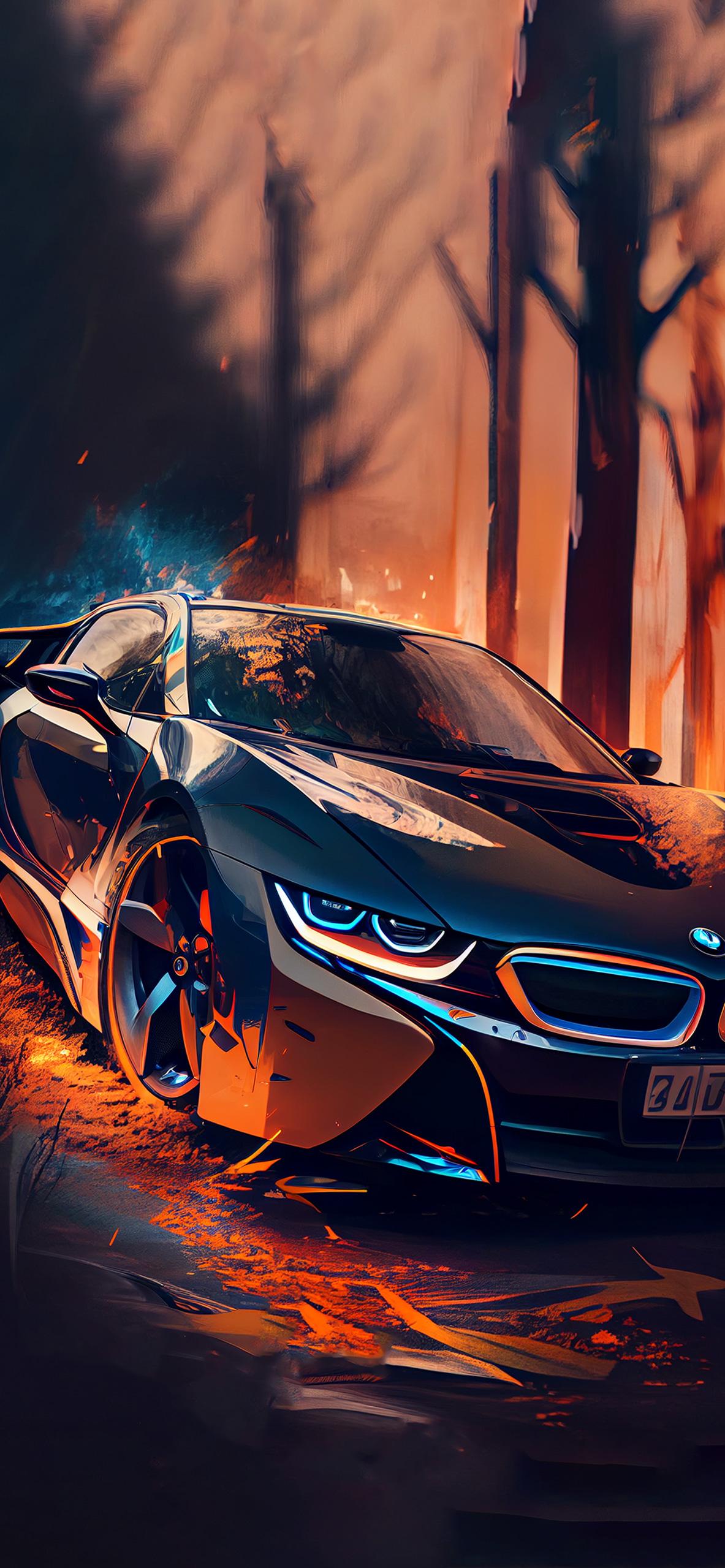 Bmw I8 Wallpaper Aesthetic iPhone Android