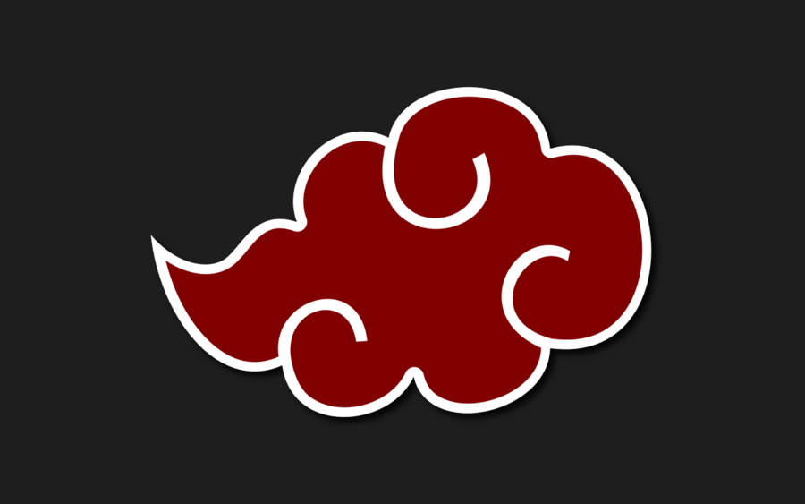 Download Dark Red Akatsuki Cloud iPhone Wallpaper