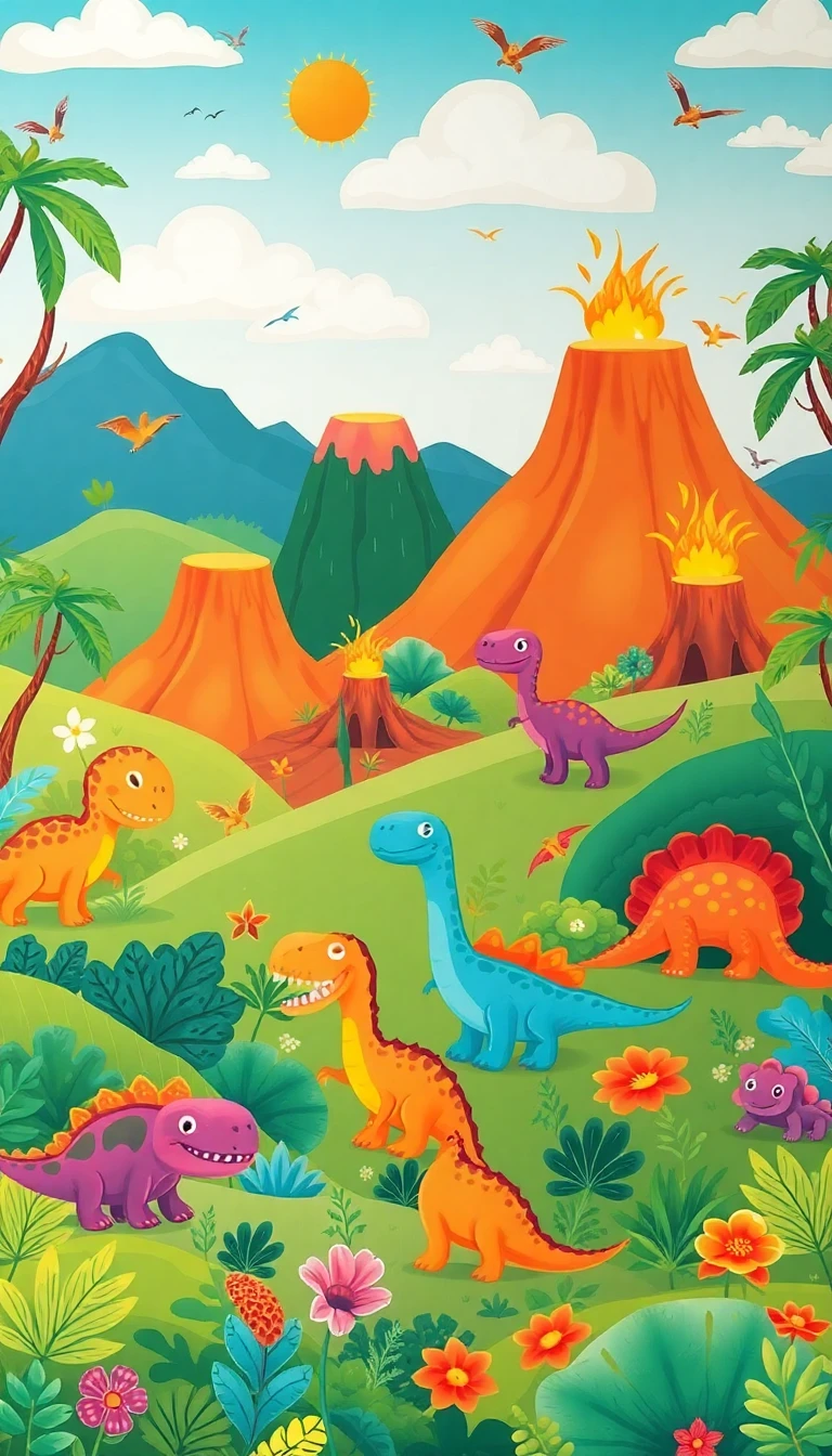 Kids Dinosaur Wallpaper
