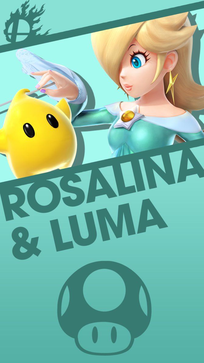 Rosalina And Luma Smash Bros Phone Wallpaper By Mrthatkidalex24