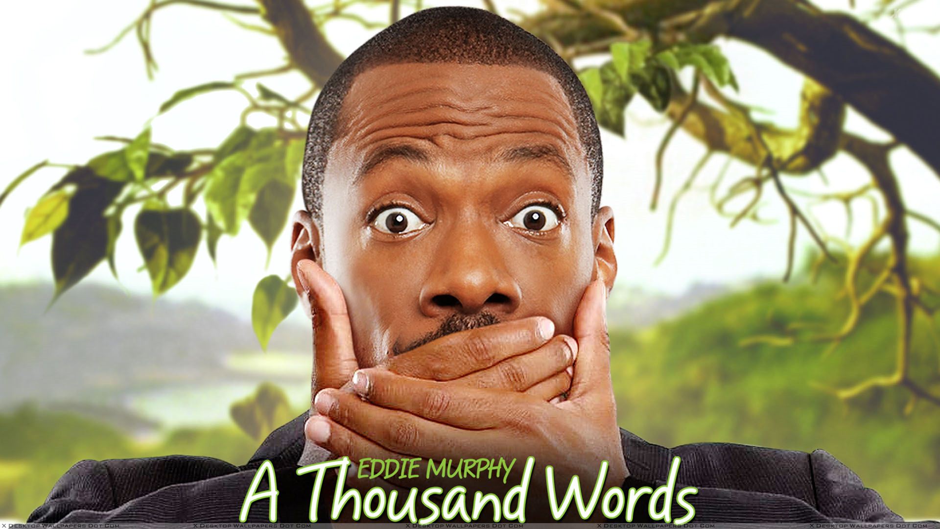 A Thousand Words Eddie Murphy Hand On Mouth Wallpaper