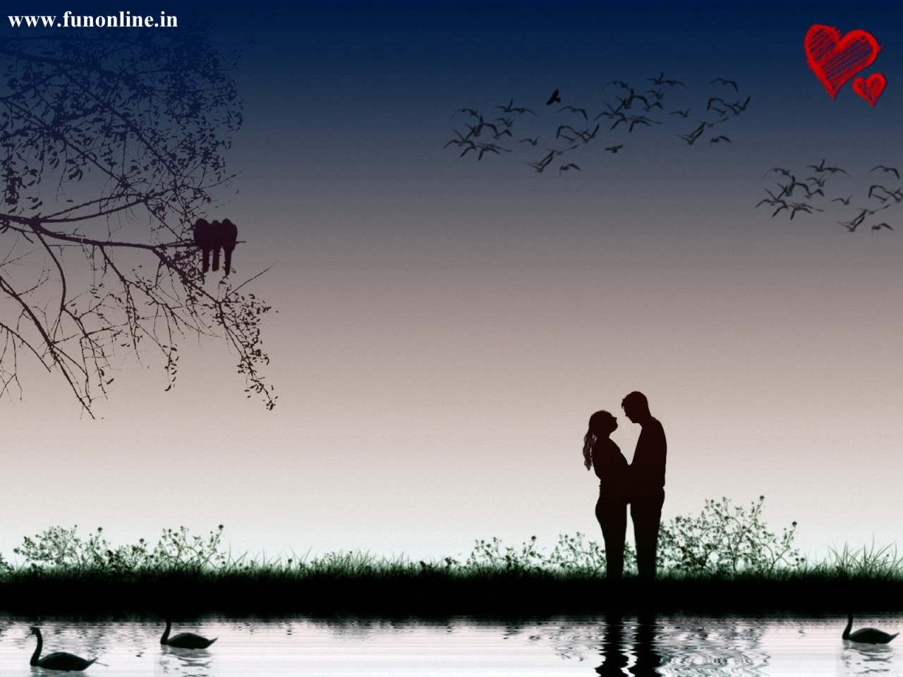 Couple In Love Wallpaper