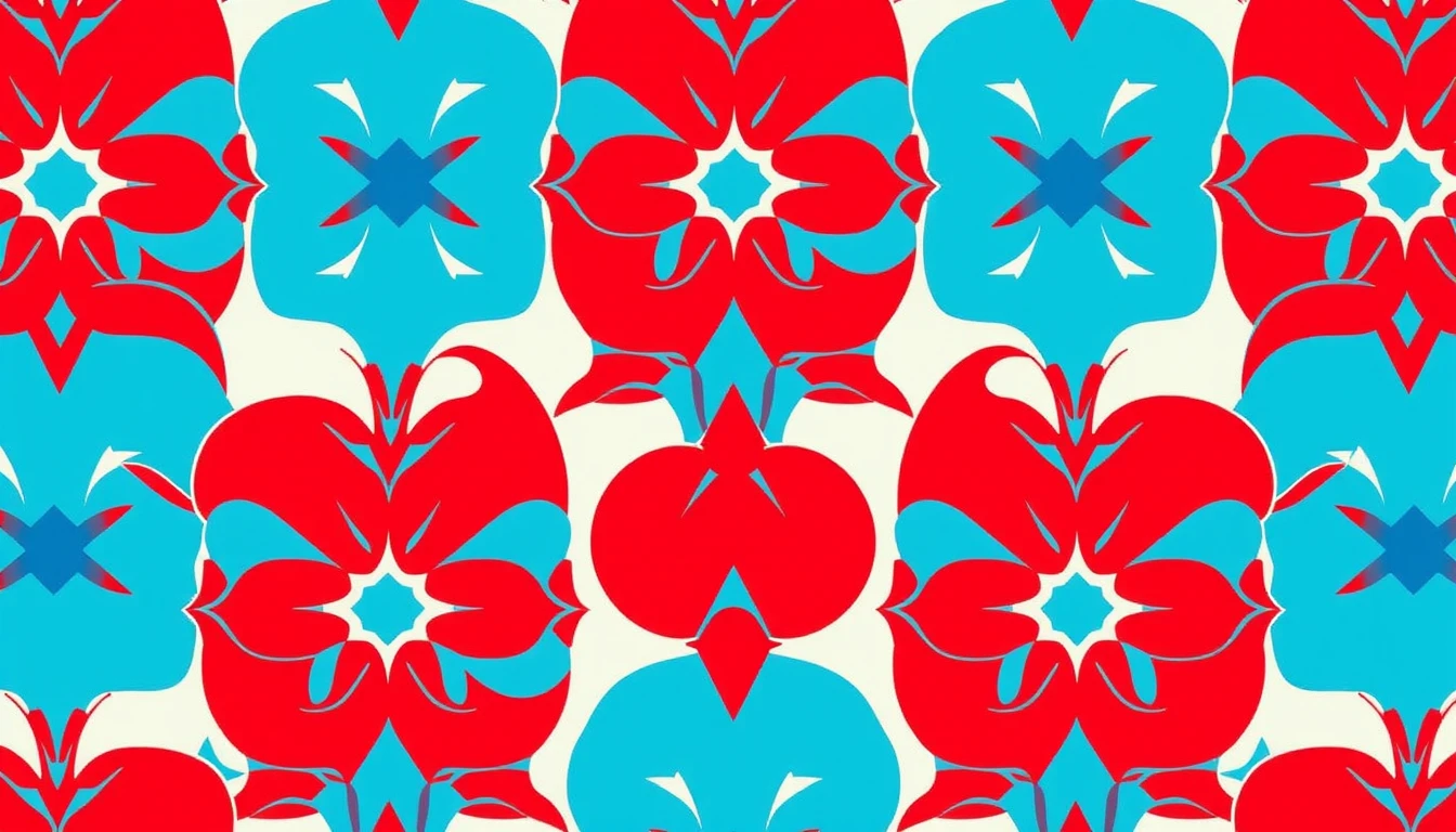 Red And Blue Wallpaper