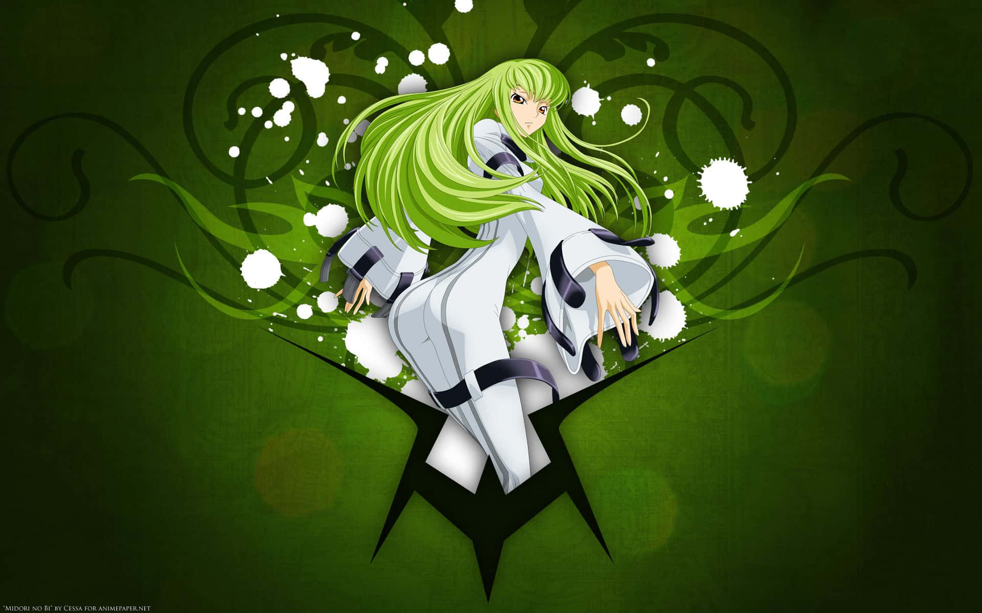 Green Anime Wallpaper