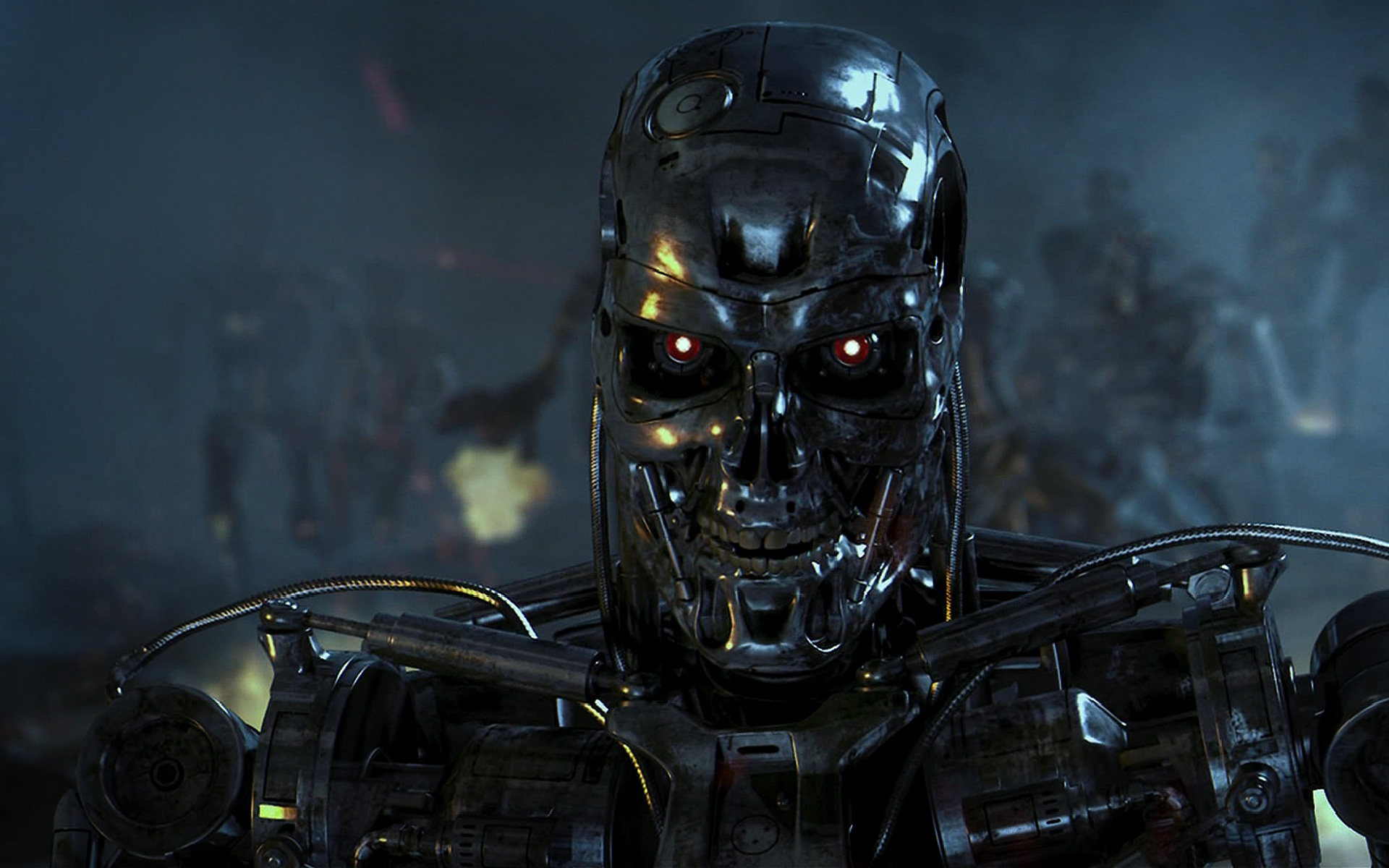 Terminator Robot Wallpaper Movies Mecha