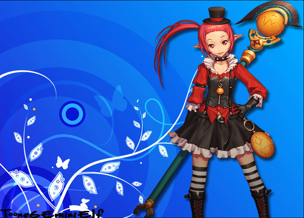 Dungeon Fighter Online Female Mage  Wallpaper by TooneGeminiElf on 598x429