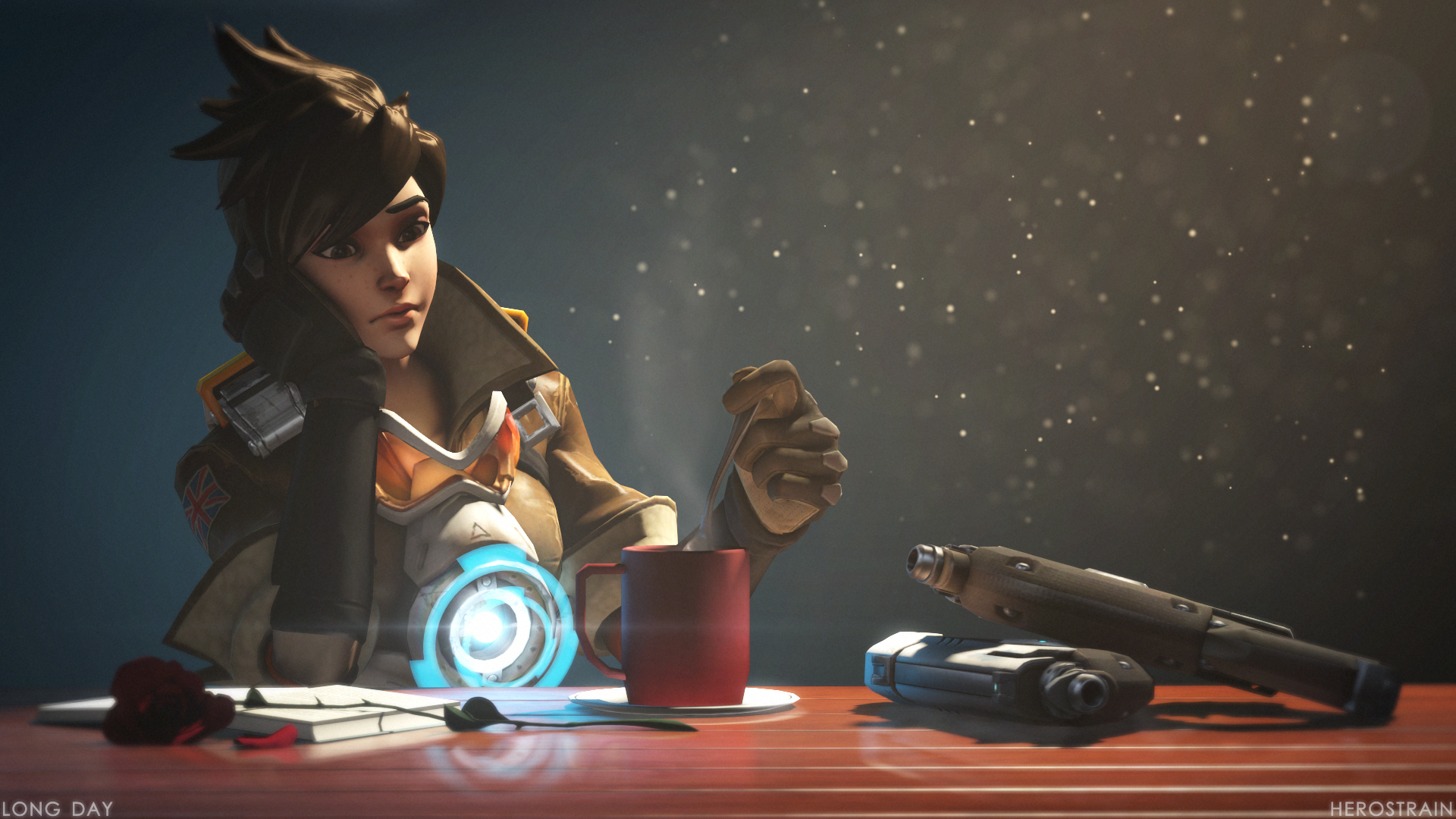 Long Day Tracer Sfm HD Wallpaper Background Image