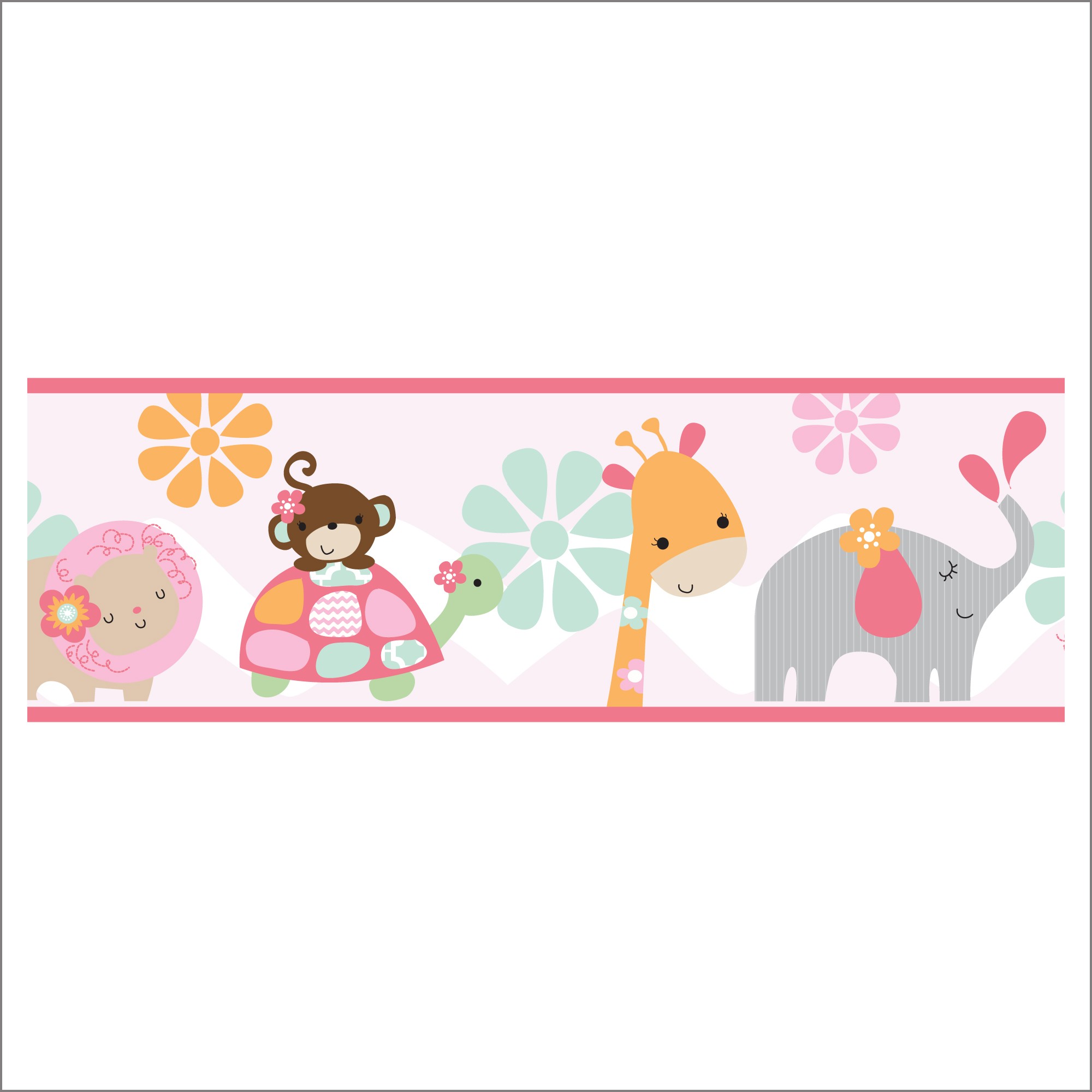 Jungle Sweeties Wallpaper Border The Baby Factory