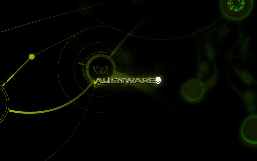 Alienware Wallpaper  Green Twist by hod master on