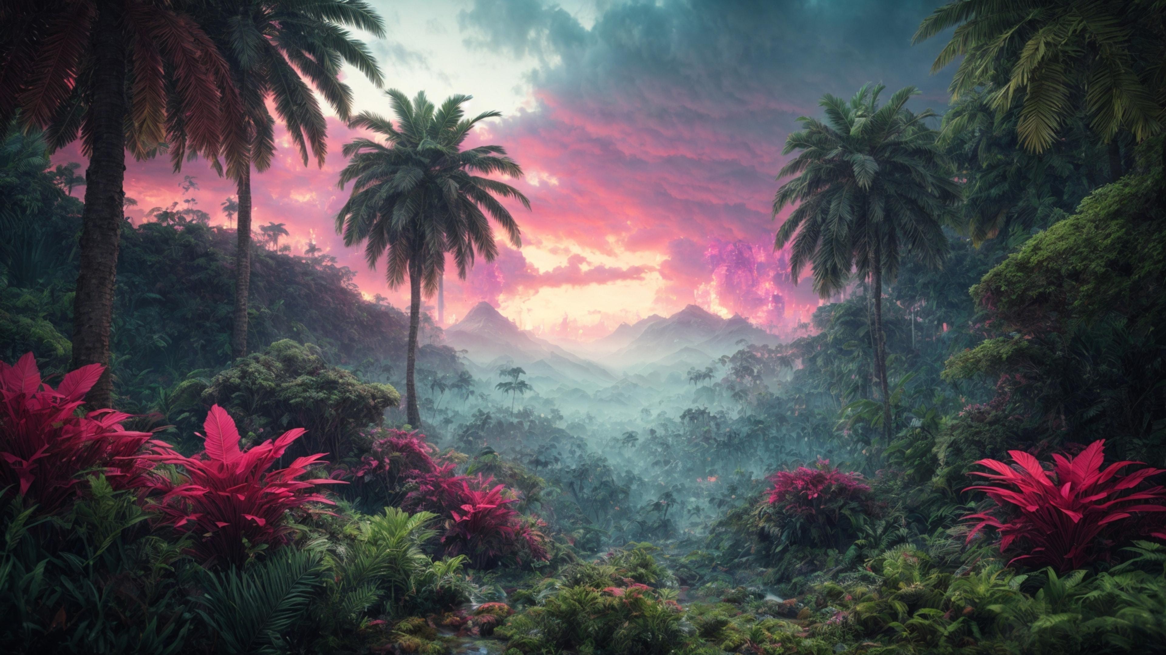 Tropical Forest R Wallpaper