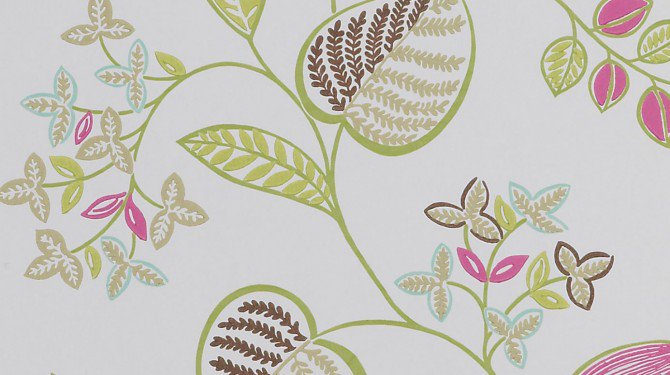  replica of the leaf trail on the fabric but in a much bolder palette 670x375