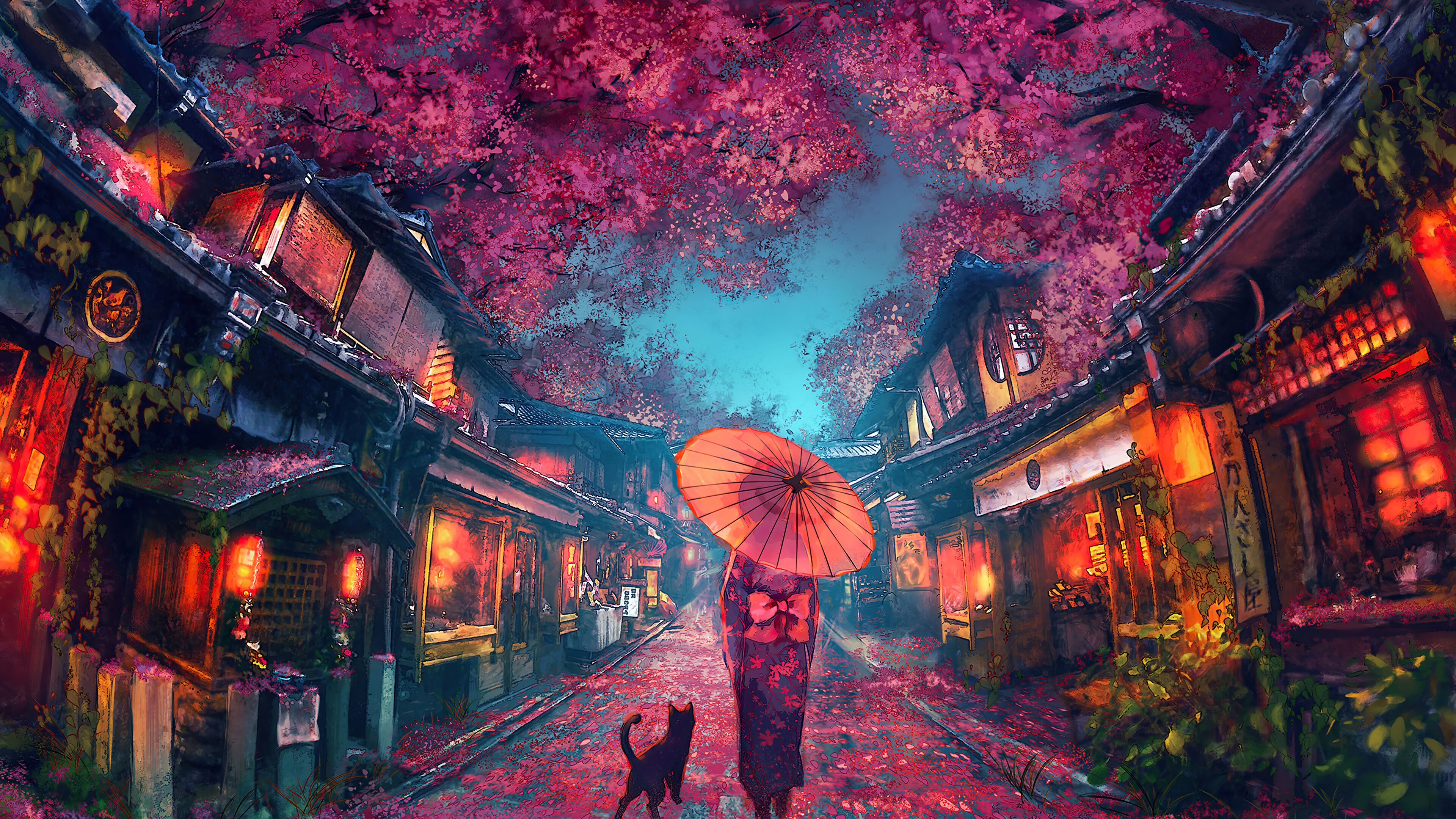 Beautiful Anime Fall Wallpaper Aesthetic HD