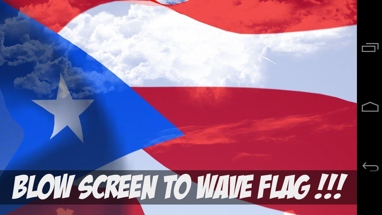 Puerto Rico Flag Wallpaper 3d Lwp