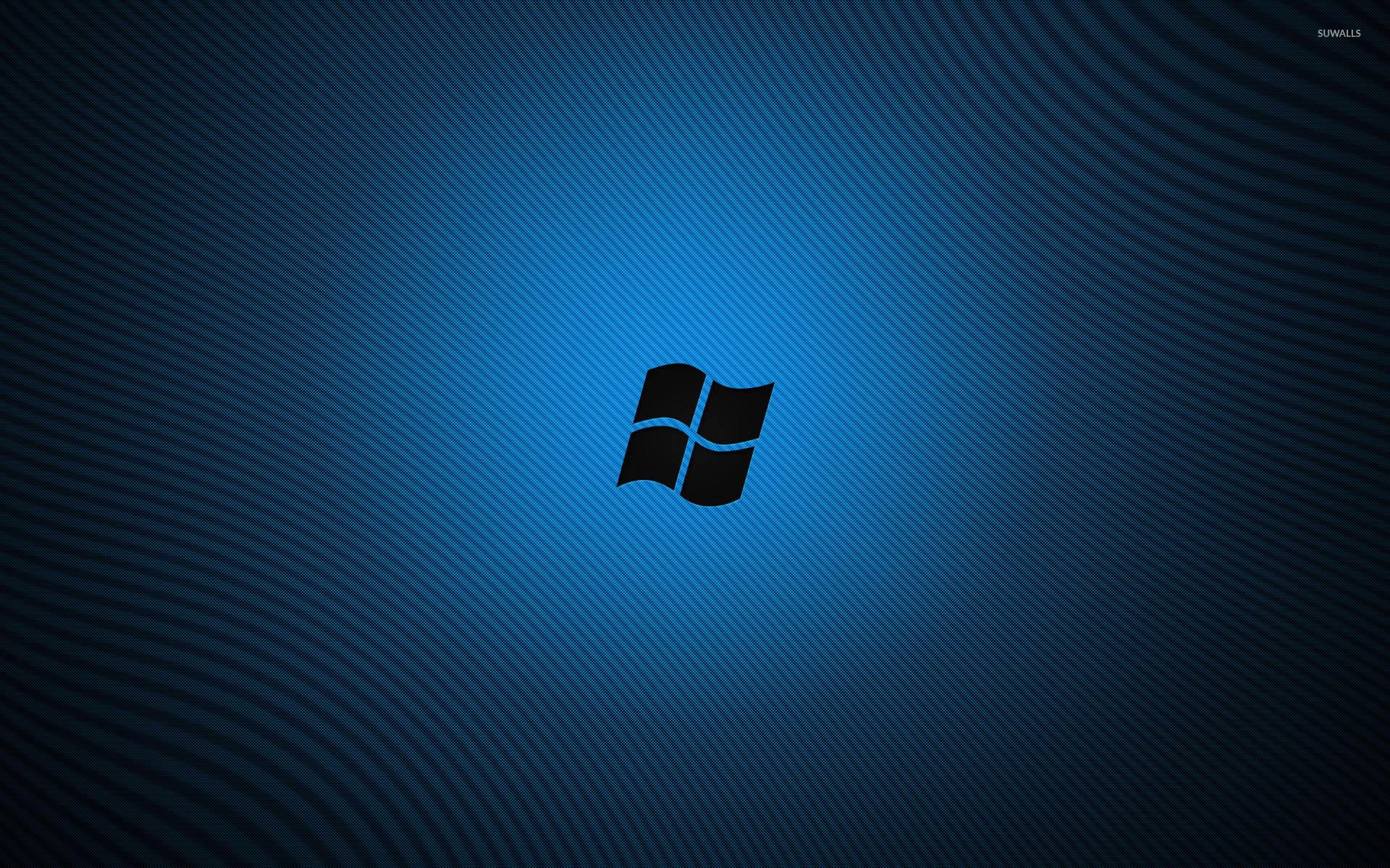 Black Windows Logo Wallpaper Puter