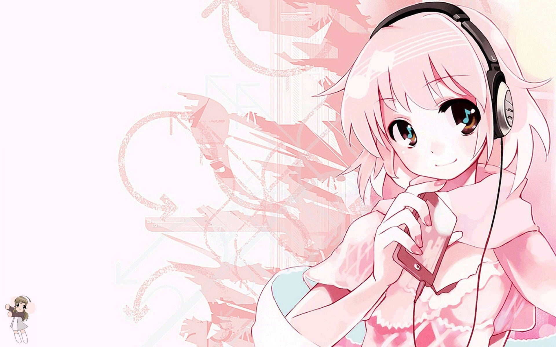 Pink Anime Aesthetic Wallpaper