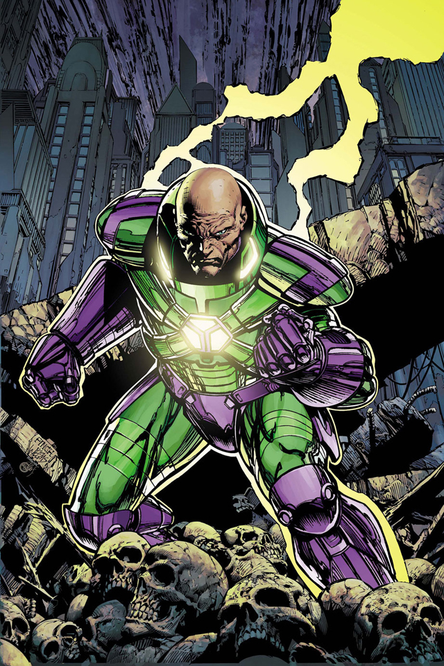 Lex Luthor I4 Drawns Cartoons Wallpaper For iPhone