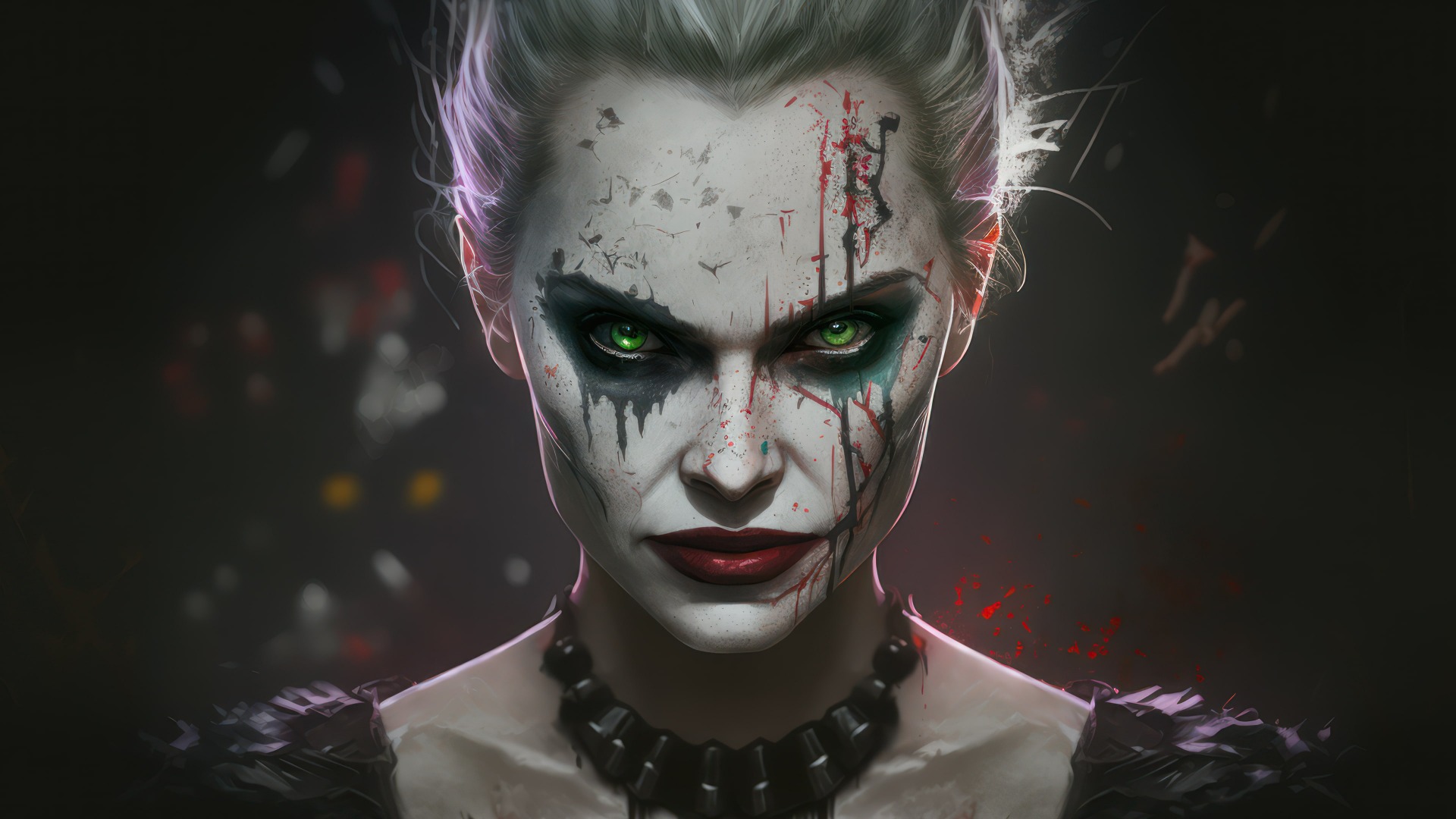 Joker Harley Quinn Ai Generated Wallpaper