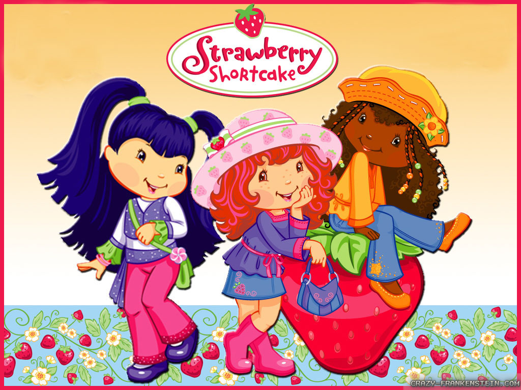 Download Strawberry Shortcake Cartoon Wallpaper in high resolution for 1024x768