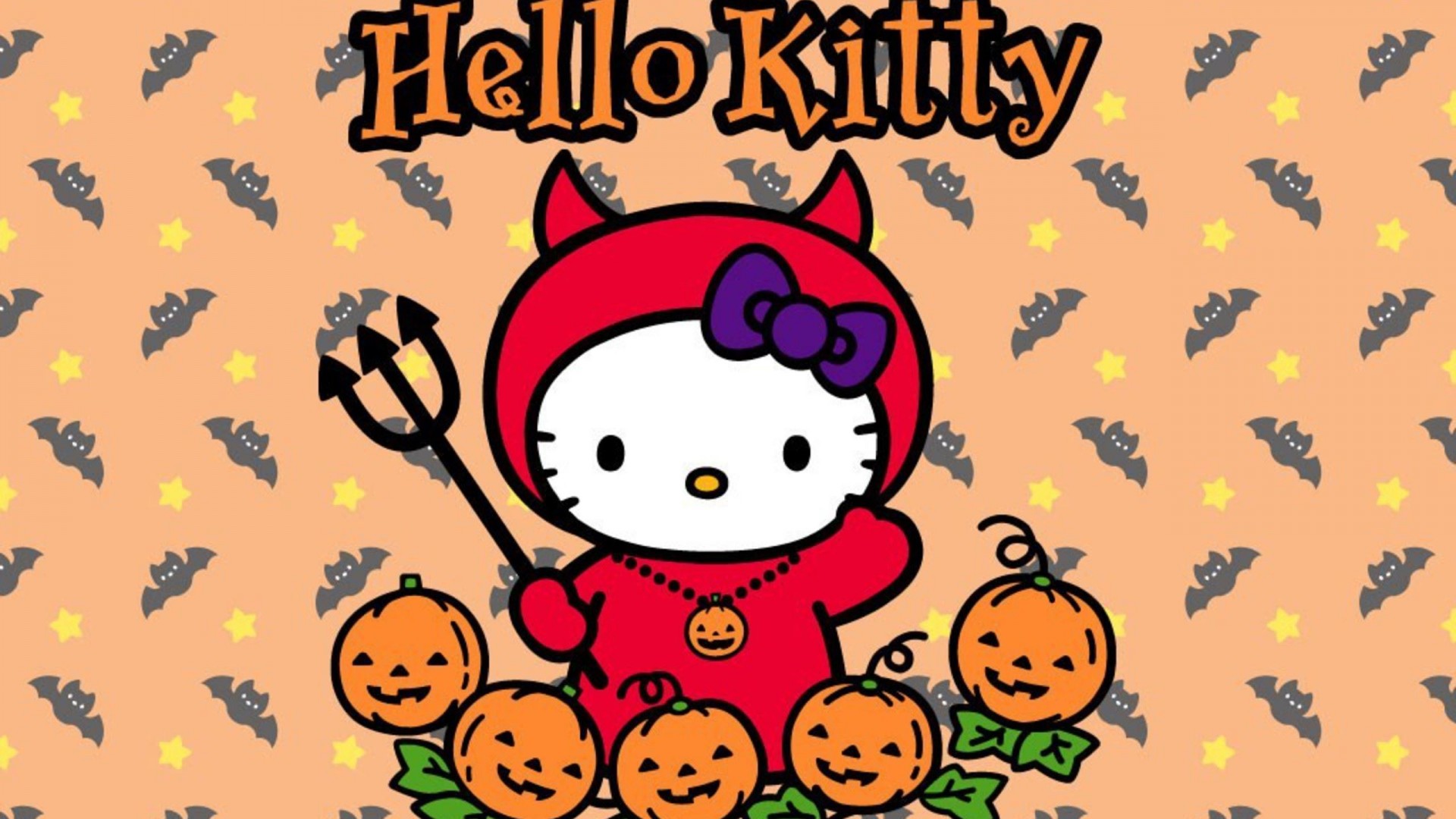 Hello Kitty Halloween Wallpaper Airwallpaper