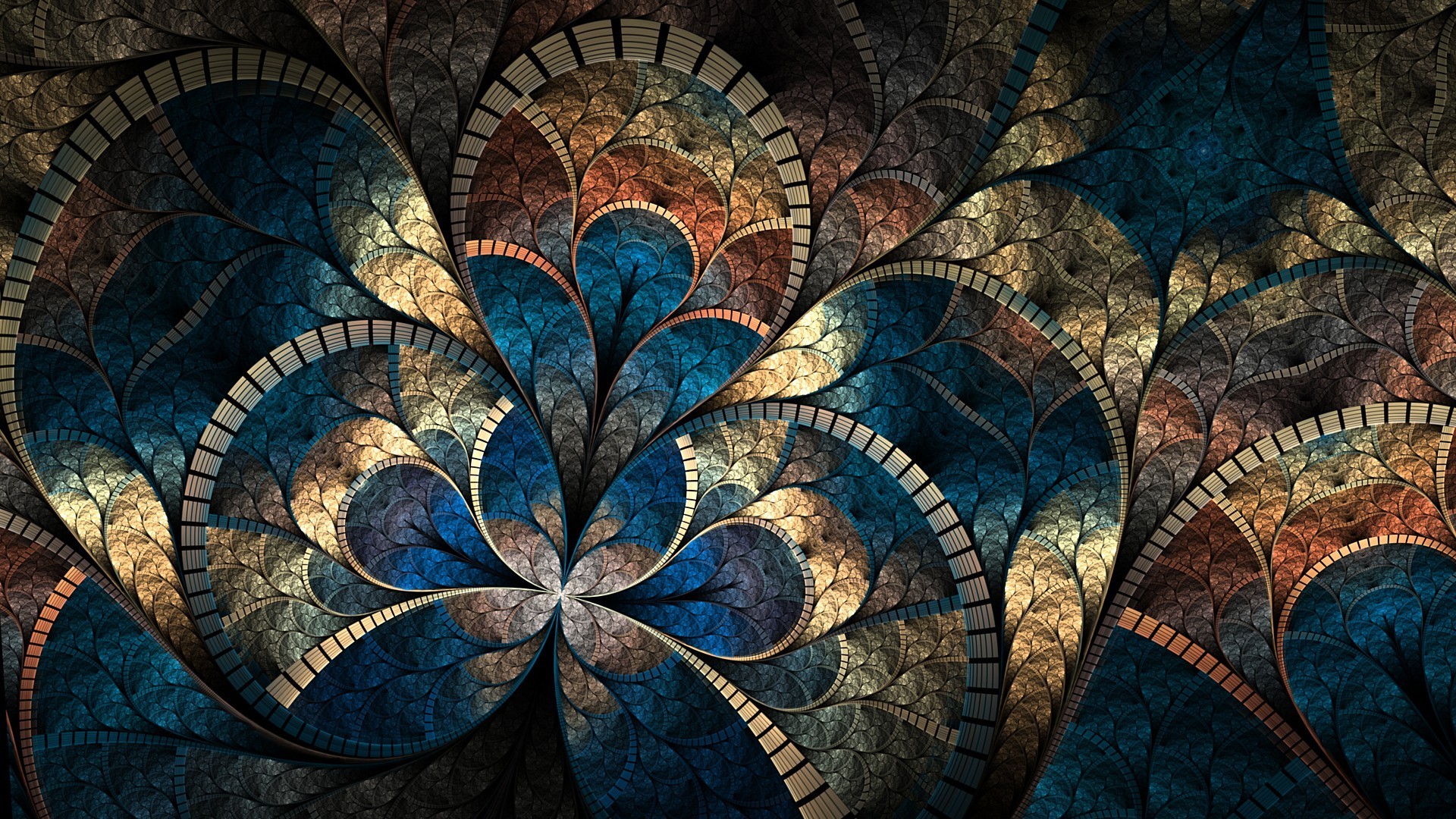 abstract fractal cg digital art artistic pattern psychedelic wallpaper 1920x1080