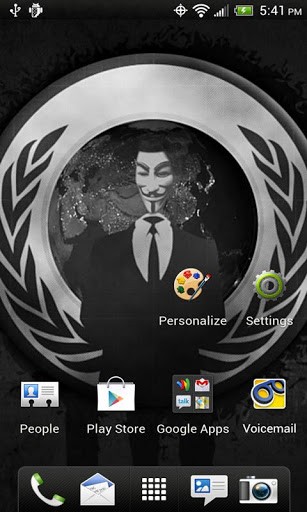 Bigger Anonymous Live Wallpaper For Android Screenshot