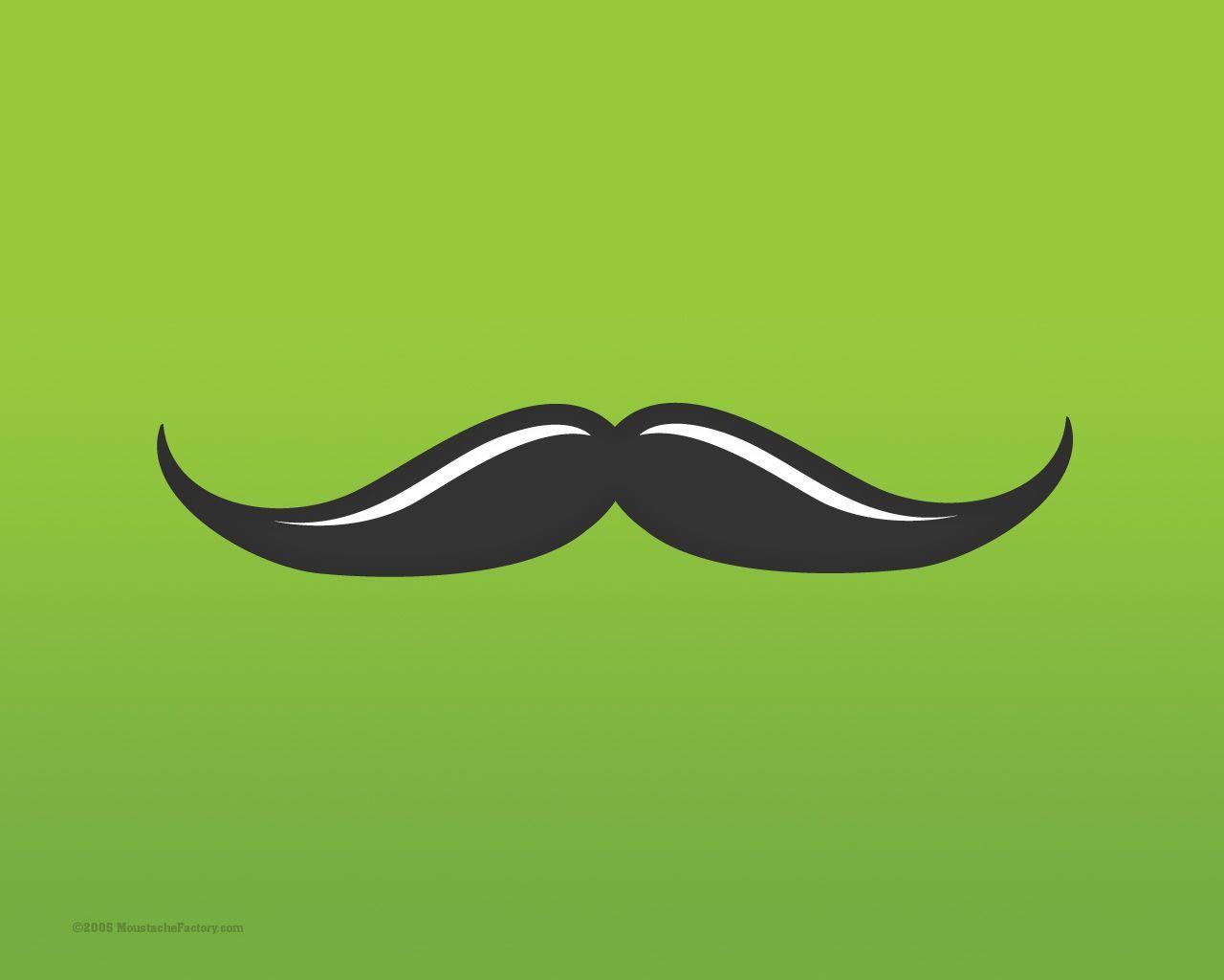 Mustache Desktop Background