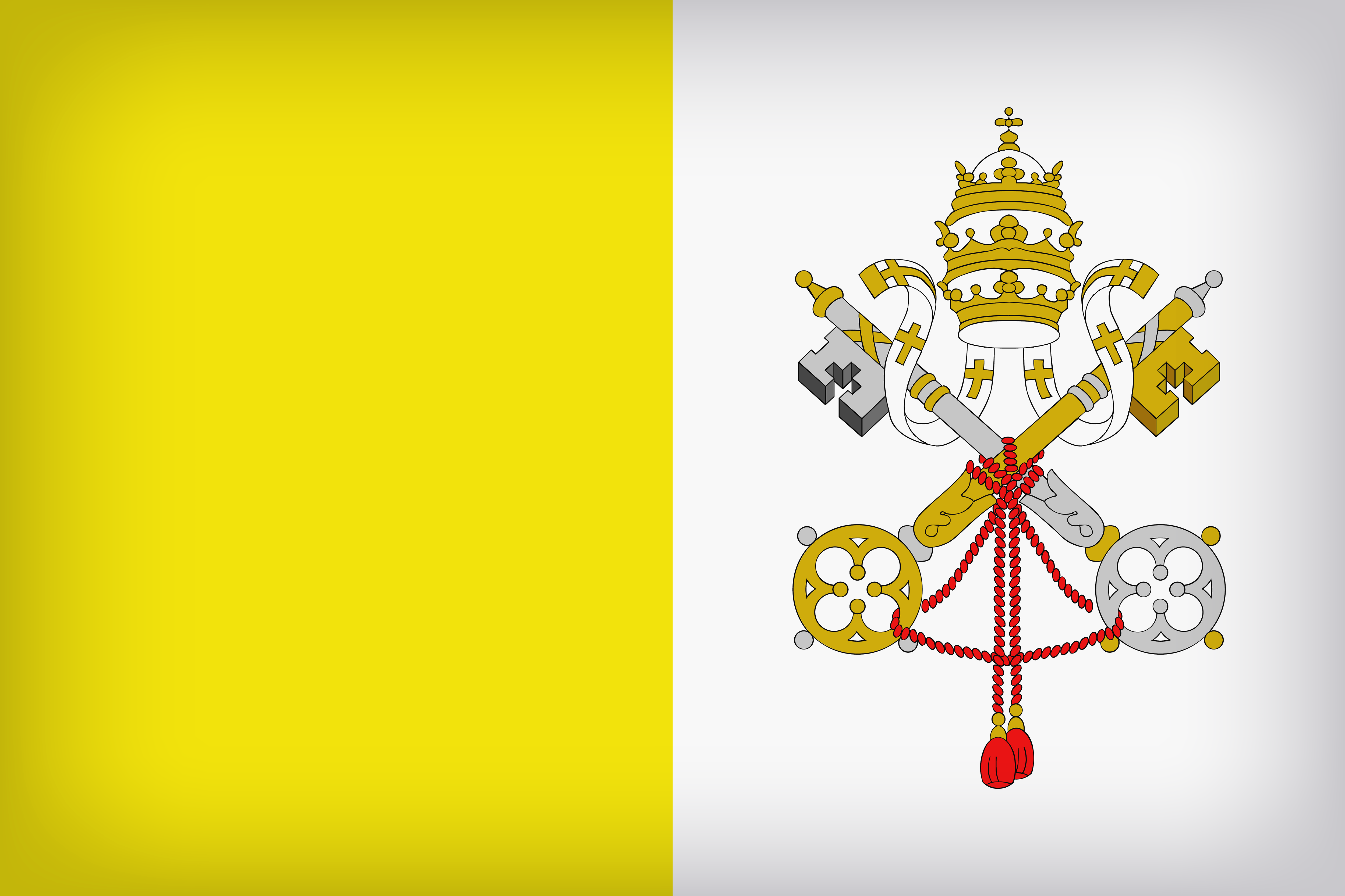 Flag Of Vatican City 4k Ultra HD Wallpaper Background Image