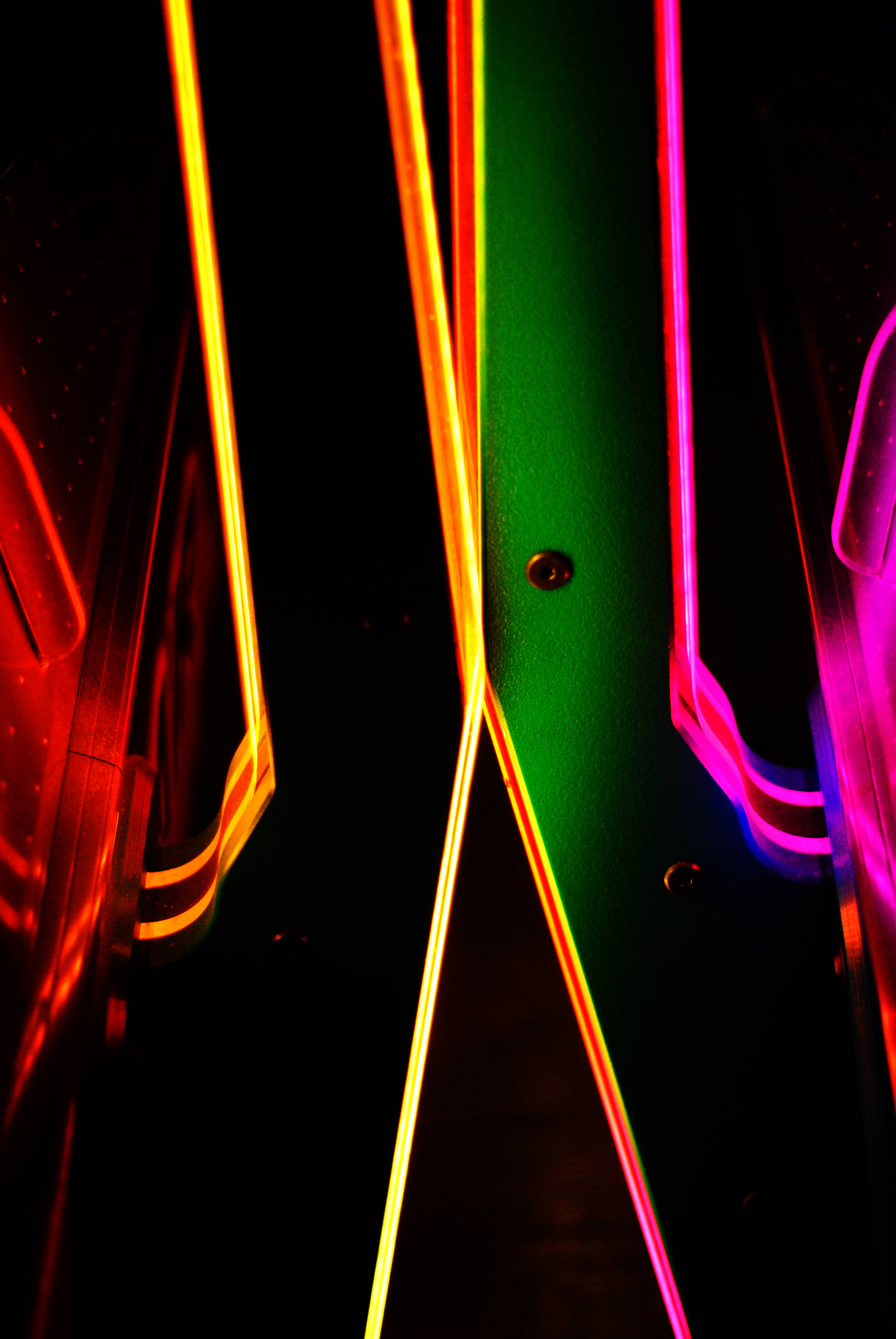 Colorful Pattern Lines Neon iPhone Wallpaper