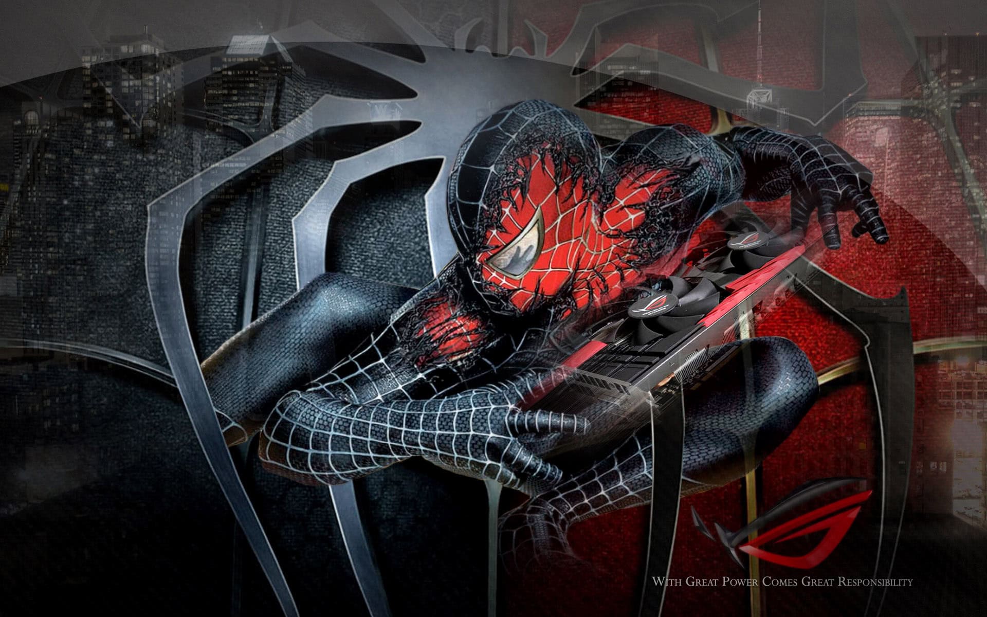 Black Spiderman iPhone Wallpaper HD