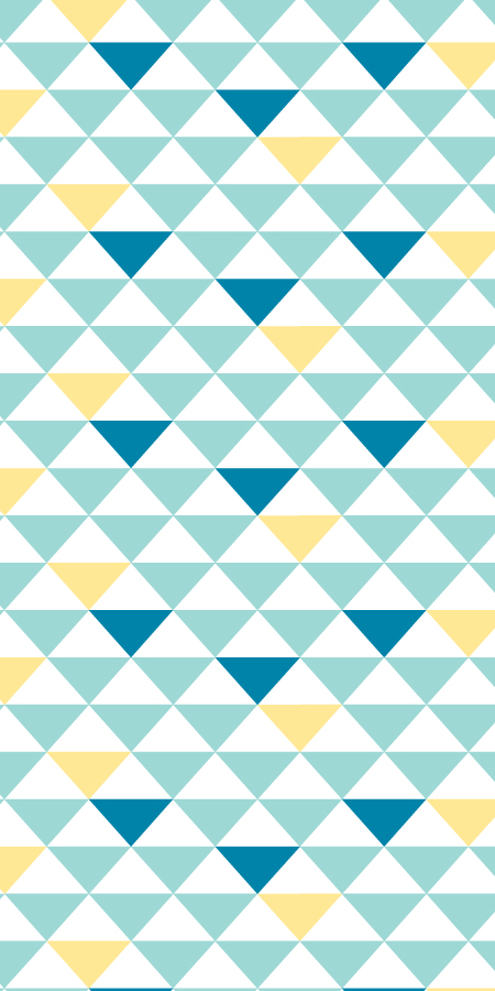 Geometric Triangles Blue Yellow Bc Magic Wallpaper