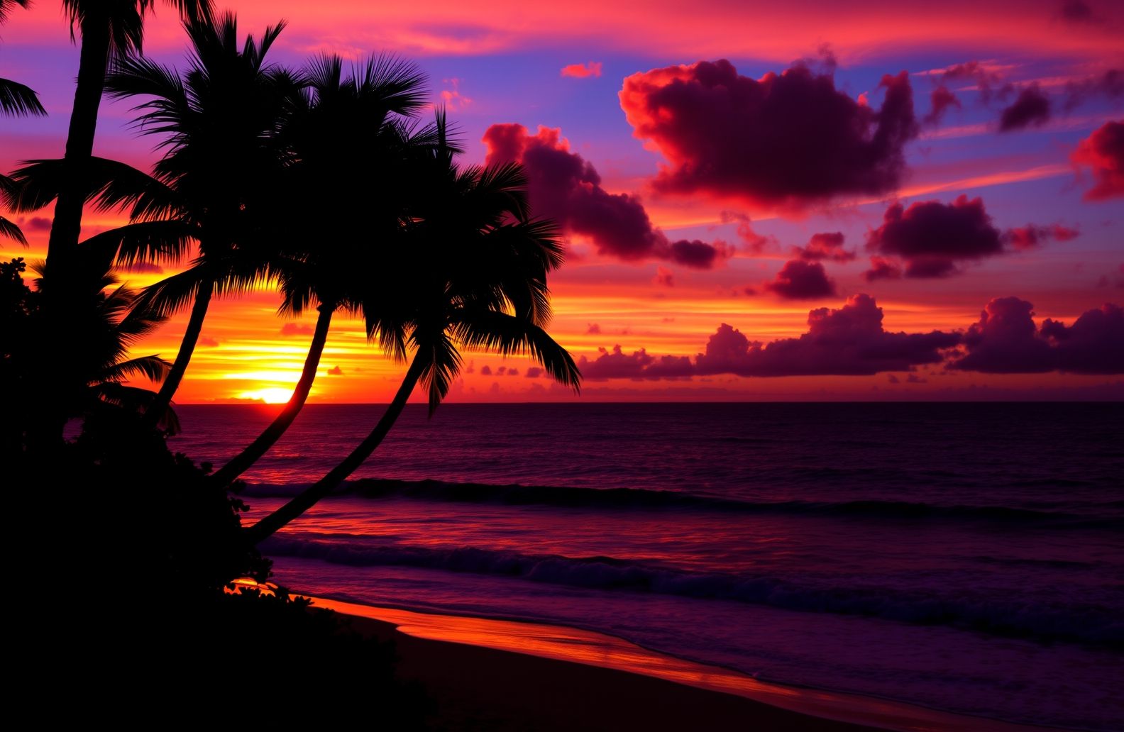 Hawaii Sunset Wallpaper