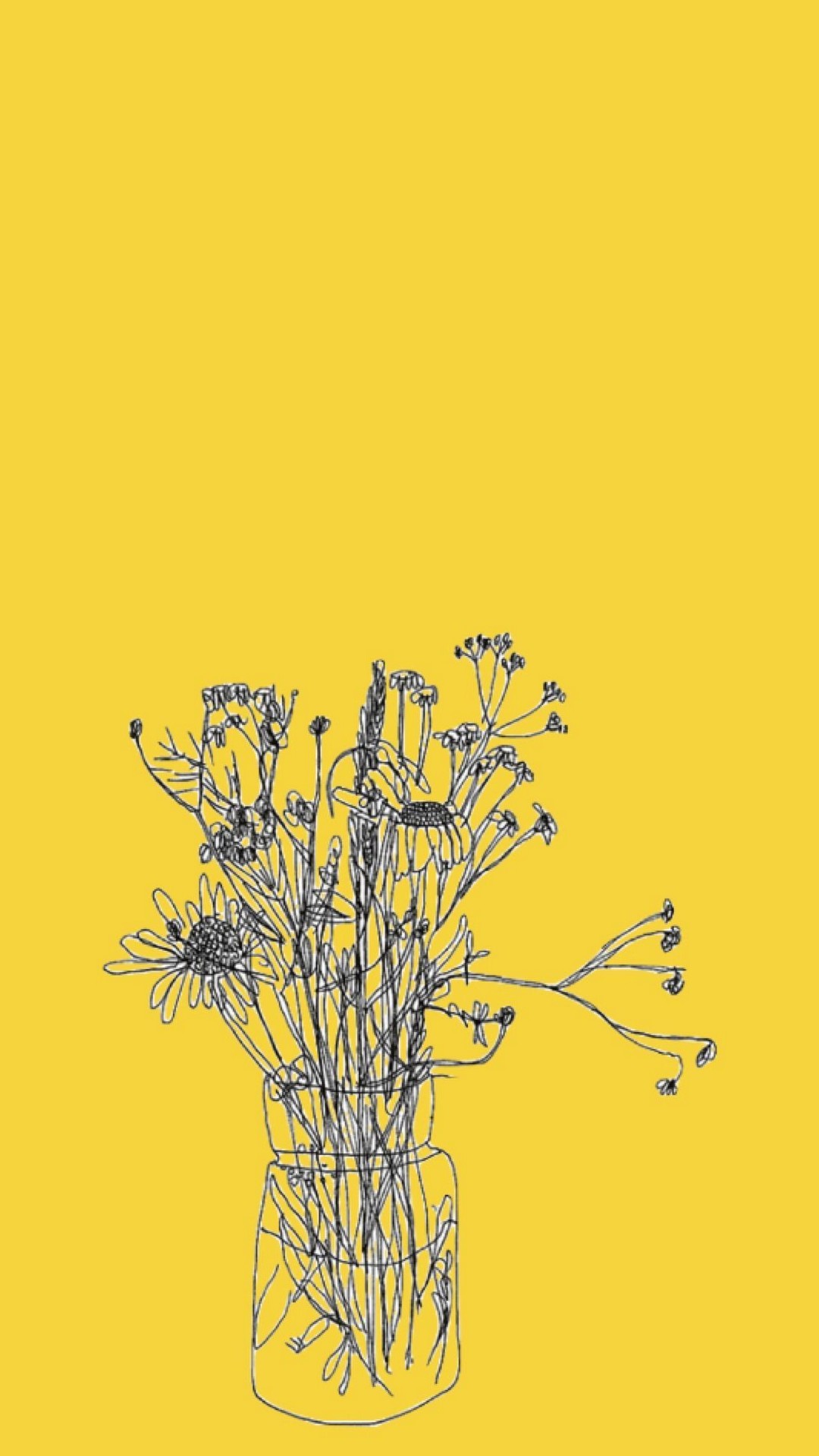 Yellow Aesthetic iPhone Wallpaper