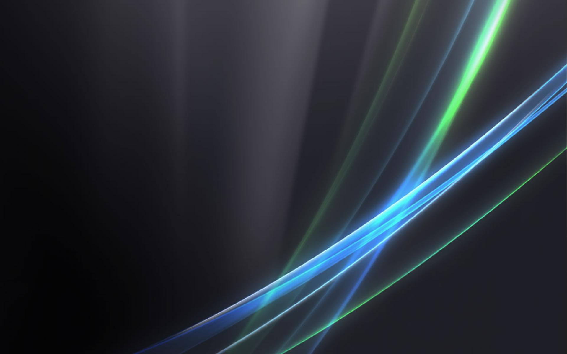 Windows Vista Aurora Borealis Black Dark Lasers Wallpaper Hq