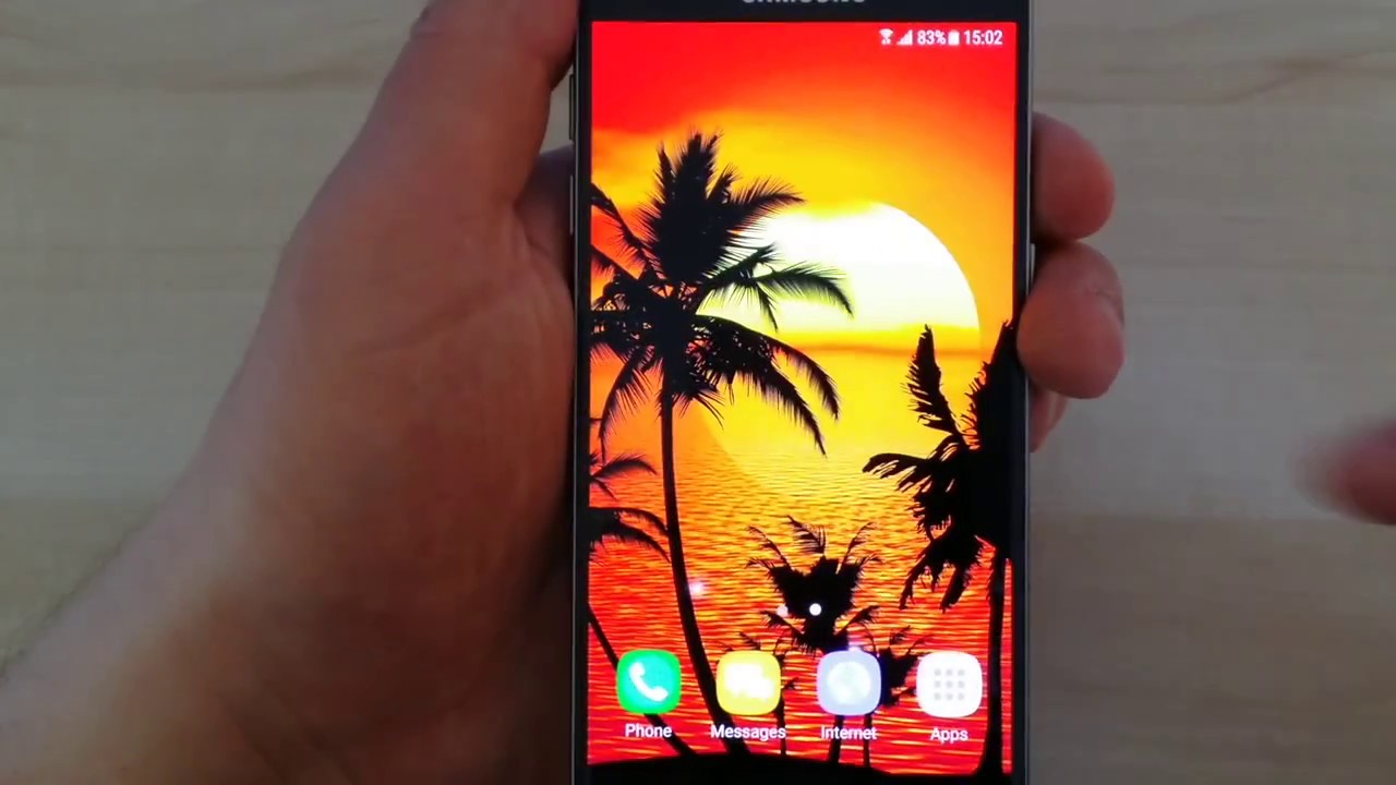 Tropical Live Wallpaper Animated Screensaver For Android