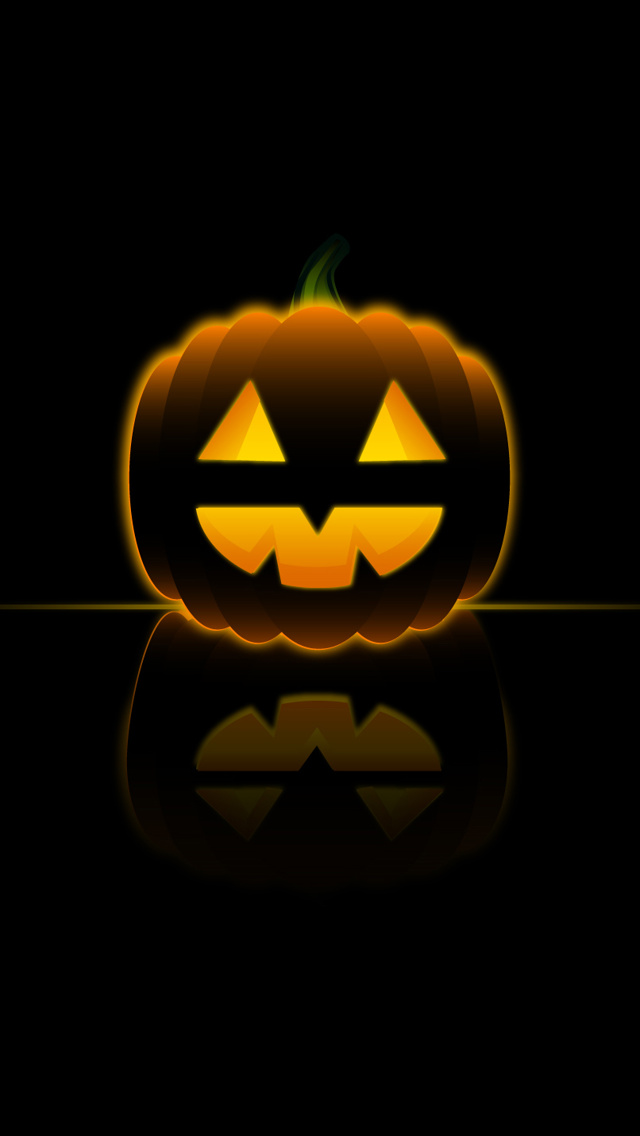 Halloween Pumpkin iPhone Wallpaper