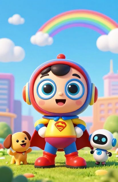 Cute Superhero Wallpaper