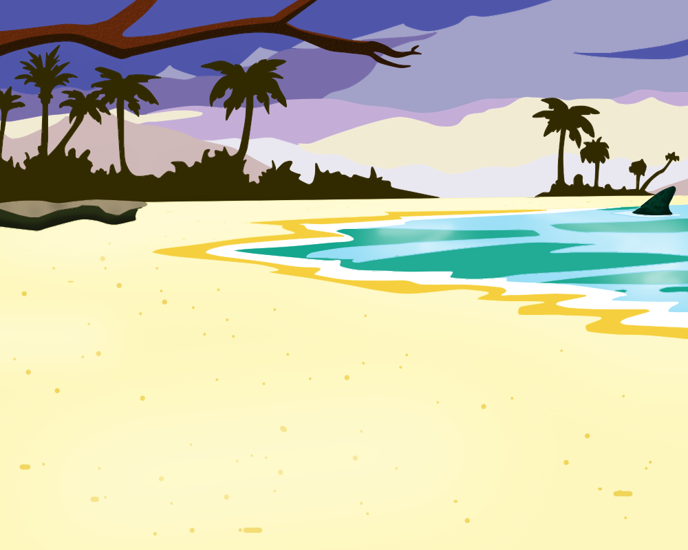 Monster High Gloom Beach Background Perfect For Making Room Boxes