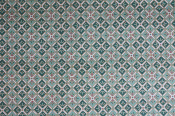 S Vintage Wallpaper Pink And Green Geometric Squares