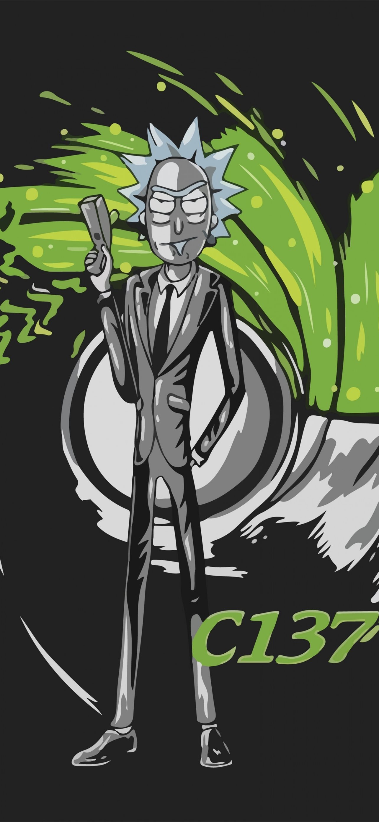 Rick And Morty Artwork Tv Series Sanchez iPhone Wallpaper