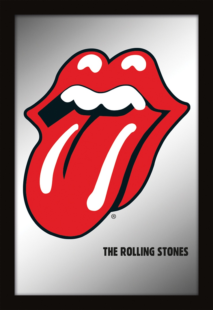 Rolling Stones Album Covers Tongue Framed Rolling Stones Tongue