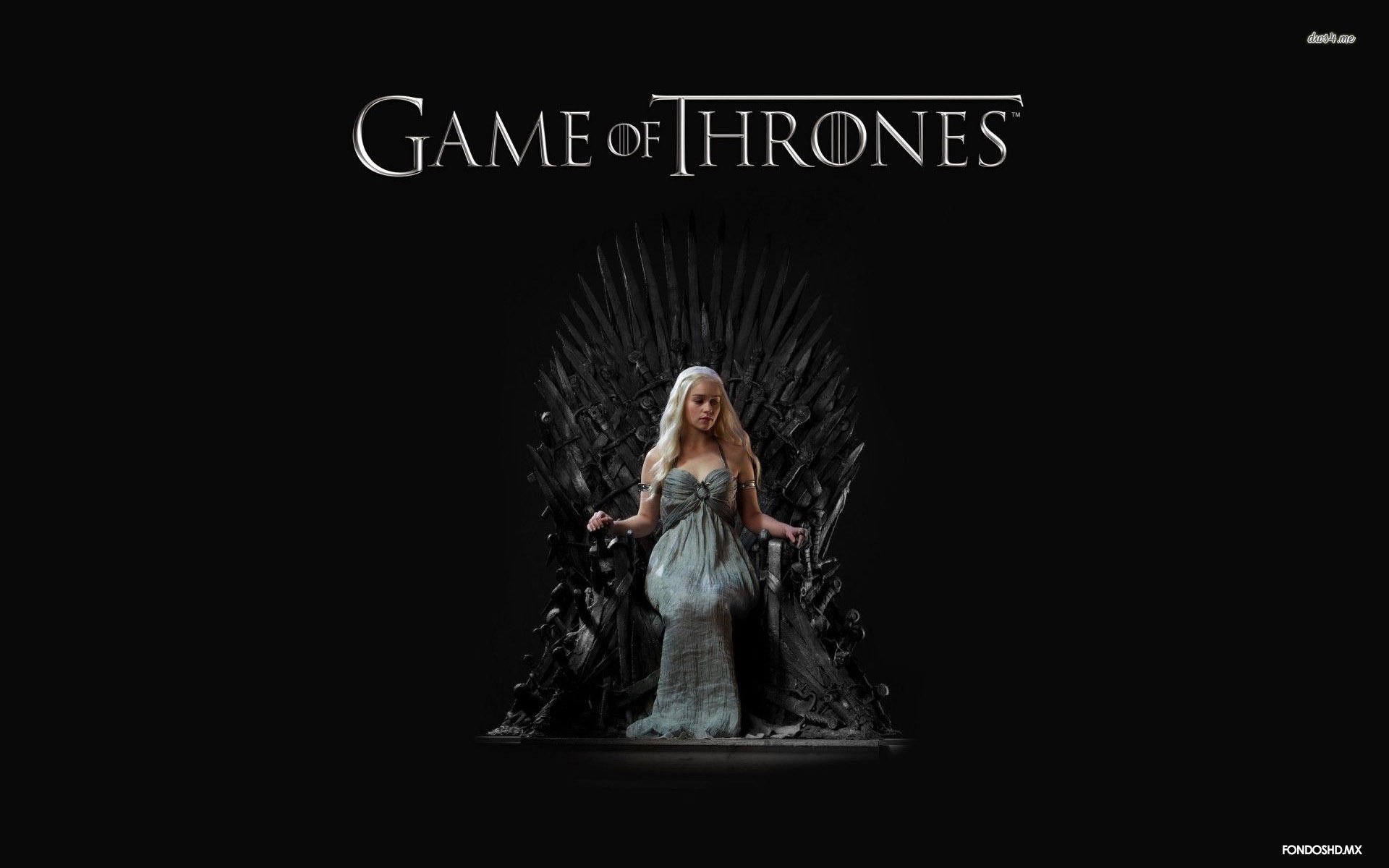 Daenerys Sentada en el Trono de Hierro 1920x1200   Fondo hd 3585