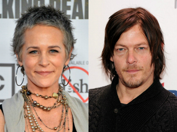 Norman Reedus And Melissa Mcbride The Walking Dead Star